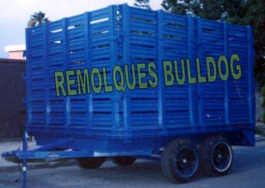 REMOLQUE MARCA BULLDOG DE TIRON DE DEFENSA