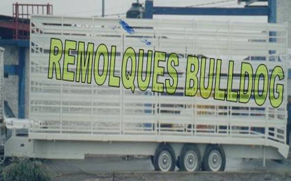 REMOLQUE MARCA BULLDOG DE PLATAFORMA Y GANADERO