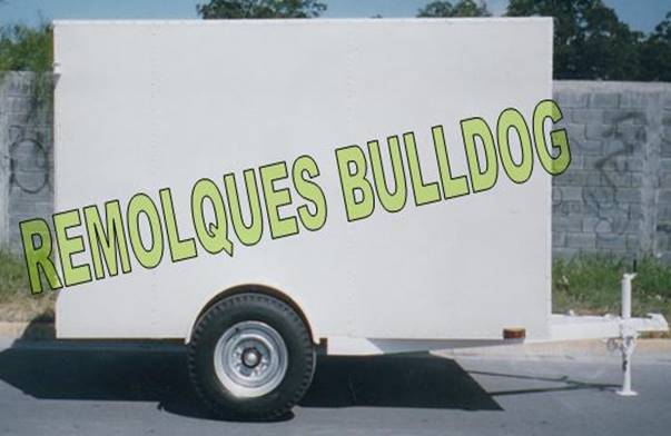 REMOLQUE MARCA BULLDOG DE TIRON DE DEFENSA